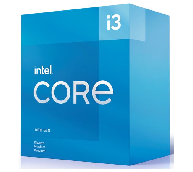 Intel i3-10105F CPU 3.7GHz (4.4GHz Turbo) LGA1200 10th Gen 4-Cores 8-Threads 6MB 65W Graphic Card Required 3yrs Comet Lake Refresh